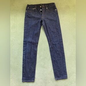 A.P.C. Indigo Slim Straight Jeans